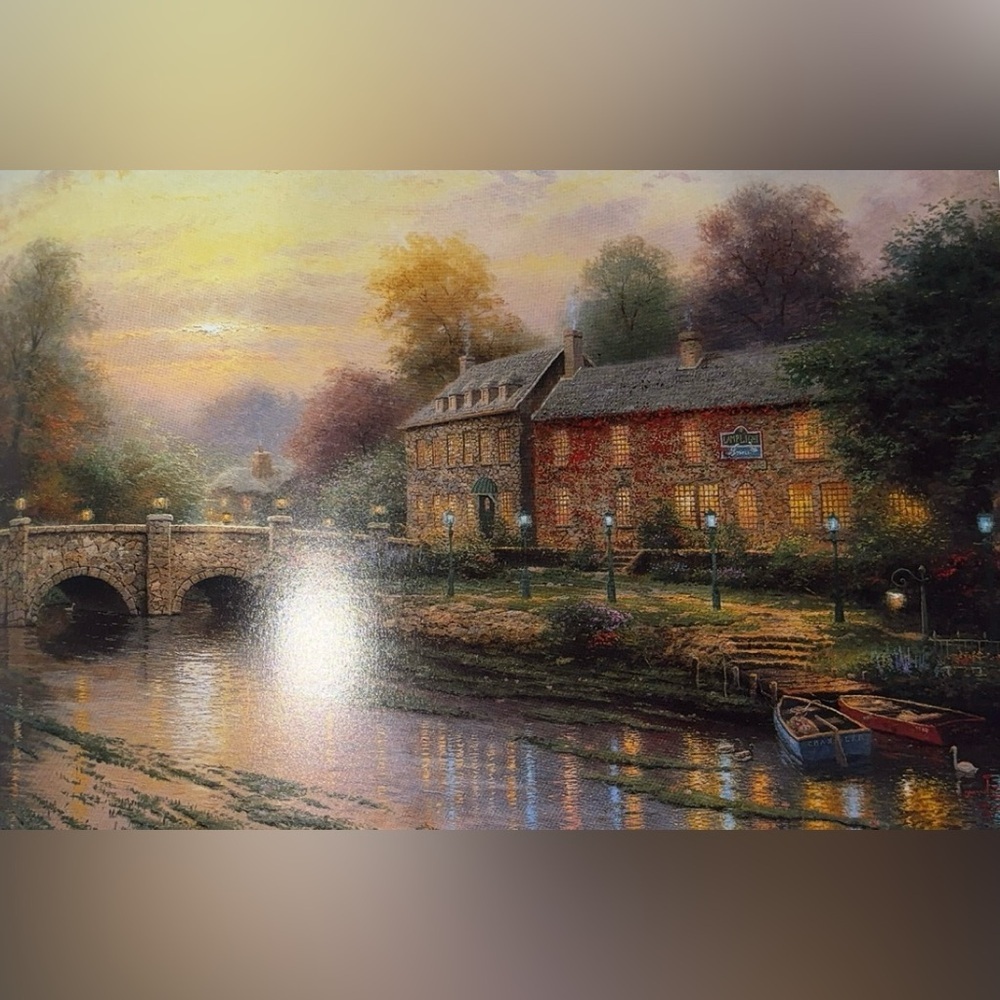 Vintage Hard Copy 1st Edition Thomas Kinkade Paintings of Radiant Light 1994 - Picture 2 of 5